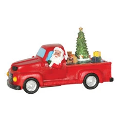 Camion Di Babbo Natale Con Luci, Musica E Movimento 27 X 11 X 16 Cm