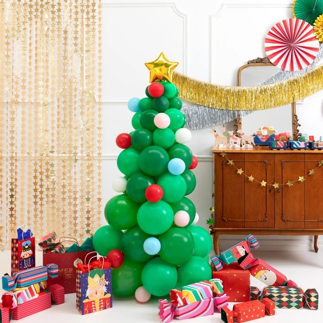 Albero Di Natale Con Palloncini - PartyDeco - 98 Unità 4 Albero Di Natale Con Palloncini - PartyDeco - 98 Unità - immagine 2