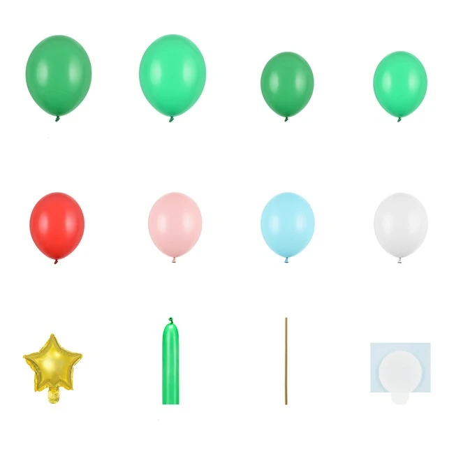 Albero Di Natale Con Palloncini - PartyDeco - 98 Unità 5 Albero Di Natale Con Palloncini - PartyDeco - 98 Unità - immagine 3