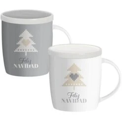 Tazza Nordica Di Buon Natale Con Filtro Per Tè 350 Ml - 1 Pz.