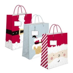 Borsa Regalo Babbo Natale 32 X 26 X 10 Cm - 1 Unità