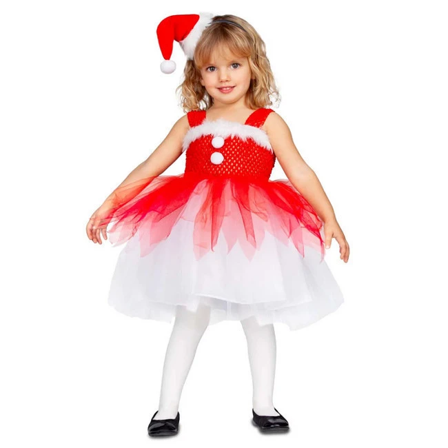 Costume Da Mamma Natale Con Tutù Da Bambine 3 Costume Da Mamma Natale Con Tutù Da Bambine