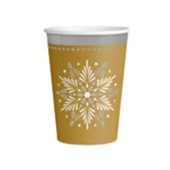 Bicchieri Stella Di Natale Da 270 Cc - Maxi Products - 6 Unità -Vendite Costumi RKN2