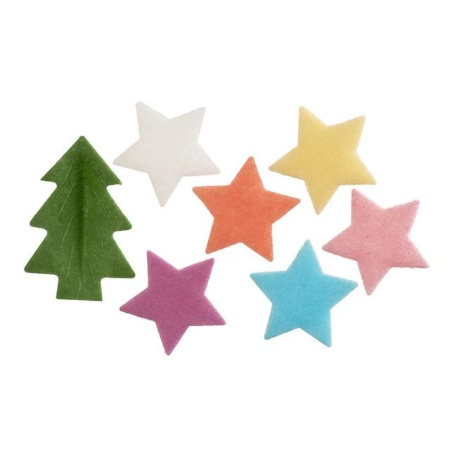 Cialde Stella E Albero Di Natale Da 3,5 Cm - Dekora - 200 Unità 3 Cialde Stella E Albero Di Natale Da 3,5 Cm - Dekora - 200 Unità