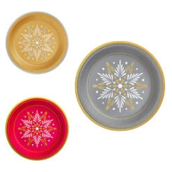 Piatti Con Stella Di Natale Da 18 Cm - Maxi Products - 6 Unità