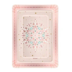 Vassoio Natale Rosé Da 25 X 34 Cm - 2 Unità