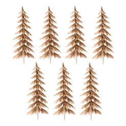 Topper Pino Di Natale Da 8,5 Cm - Dekora - 144 Unità -Vendite Costumi TMZX