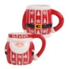 Tazza Babbo Natale Panciuto Da 15,5 X 11 X 10,5 Cm - 1 Unità