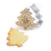 Tagliapasta Albero Di Natale Con Timbro 7,3 X 8,2 Cm - Scrapcooking -Vendite Costumi UK1B