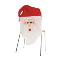 Coprisedia Natalizio Con Testa Di Babbo Natale