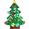Albero Di Natale In Feltro 1,04 X 0,70 M -Vendite Costumi VM7L