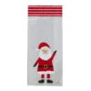Sacchetti Per Caramelle Trasparenti Babbo Natale 24 X 10 Cm - Wilton - 20 Pz.