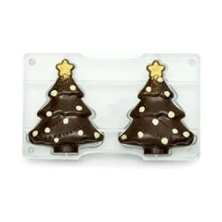 Stampo Albero Natale Di Cioccolato 15 Cm - Decora - 2 Cavità