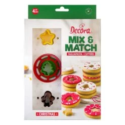 Tagliapasta Con Centro A Tema Natale - Decora - 4 Unità -Vendite Costumi VY64 2