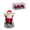 Candeline Di Babbo Natale - 6 Unità
