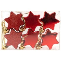 Stelle Decorative Per L'albero Di Natale - 6 Pezzi. -Vendite Costumi X8XI