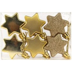 Stelle Decorative Per L'albero Di Natale - 6 Pezzi. -Vendite Costumi XFNK