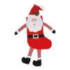 Calza Natalizia Babbo Natale Con Gambe E Braccia Da 74 Cm -Vendite Costumi XRKS