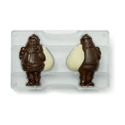 Stampo Babbo Natale Di Cioccolato Da 15 Cm - Decora - 2 Cavità