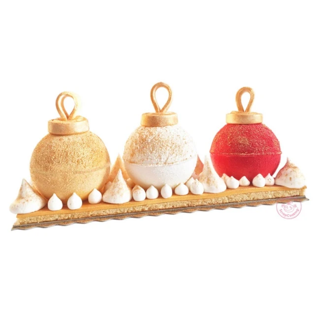 Stampo Palline Di Natale Da 8 Cm - Scrapcooking - 6 Pezzi 4 Stampo Palline Di Natale Da 8 Cm - Scrapcooking - 6 Pezzi - immagine 2